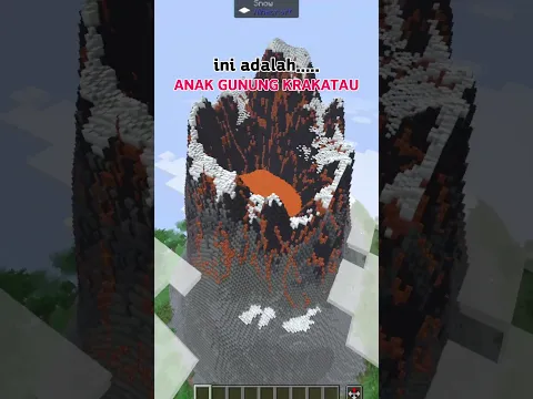 Mojang bikin Krakatau di Minecraft