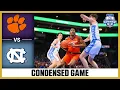 Clemson vs North Carolina Condensed Game 2026 T Rowe Price ACC Men s Basketball Tournament
