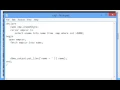 explicit Cursor PLSQL