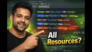 Android Resource in Hindi Integer String Boolean Dimension Color with Example Step by Step