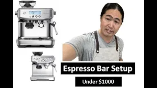 Home Coffee Bar Setup under $1000 | Breville Espresso Machines