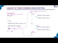 C Program to find Largest of 3 numbers Function Example Lec 93 C Programming Tutorials