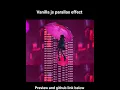 vanilla js parallax effect