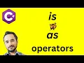 What is the difference between is and as operators