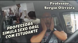 professora simula sexo oral com aluno