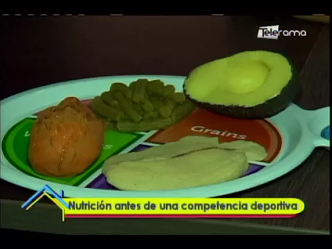Nutrición antes de una competencia deportiva