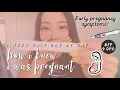How I knew I was pregnant before positive pregnancy test BFP 9 dpo two week wait symptom day by day