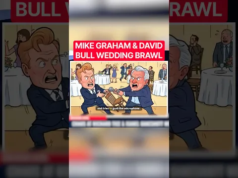 Mike Graham & David Bull BRAWL at Richard Tice & Isabel Oakeshott wedding in front of Nigel Farage