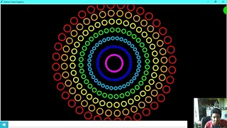 How to draw rainbow from circle kids turtle programming