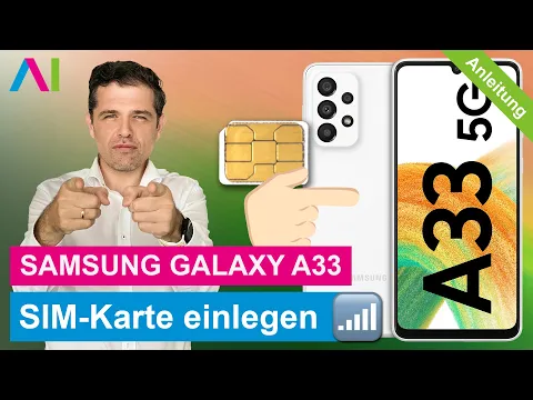 Download MP3 Samsung Galaxy A33 5G - SIM-Karte einlegen • 🂠 • 📲 • 📡 • Anleitung | Tutorial
