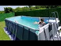 Intex Pool Installation Ultra XTR 17203L 4545 gal 18ft x 9ft x 52 in 5 49 m x 2 7m x 1 32m