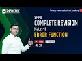 Error Function Engineering Maths-II SPPU RK Sir RKDEMY