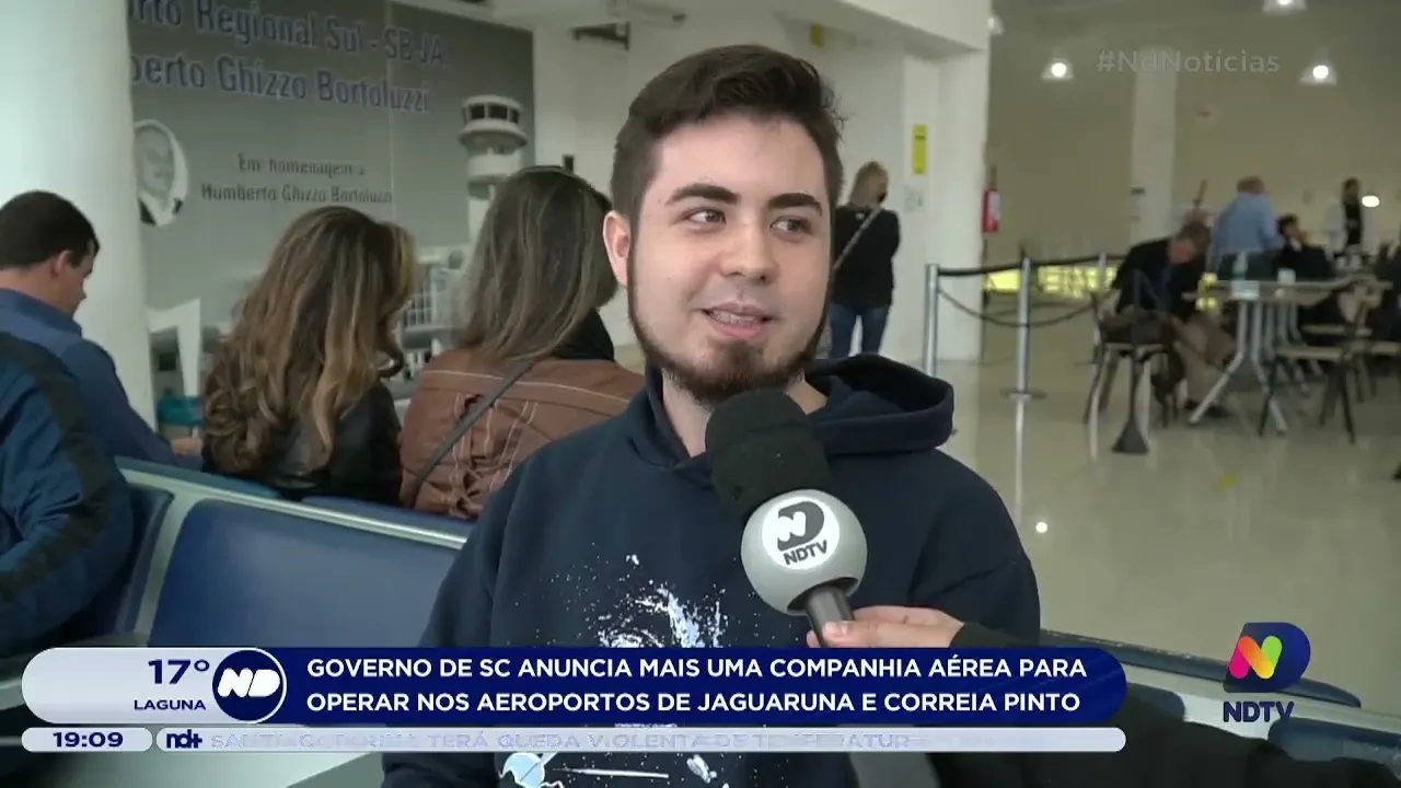 Companhia aérea inicia operações nos aeroportos de Jaguaruna e Correia Pinto