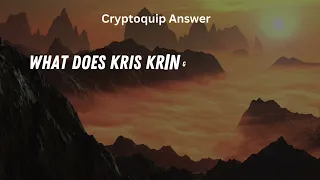 Cryptoquip Answer For December 25 2022