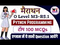 O Level M3 R5 Question Paper Python Programming M3-R5 1 O Level Python Marathon Class
