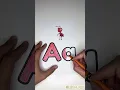Coloring Letter Aa Crayons