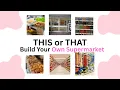 Download Lagu Build Your OWN Supermarket | THIS or THAT🛍️🥫🍎
