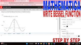 How To Write The Bessel Function In Mathematica