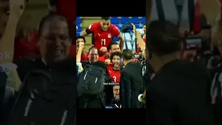 لقطه كوميديه في احتفال منتخب مصر بالتاهل لكأس العالم 
