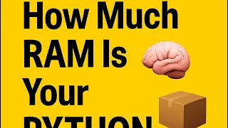 How Much RAM Is Your Python Variable Using