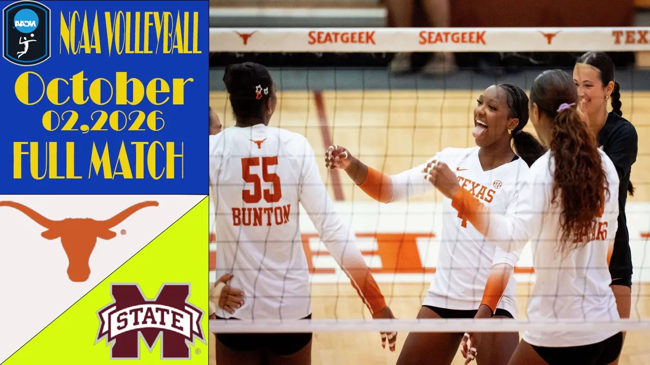 Texas vs. Mississippi State | FULL MATCH | October 01,2026 | Women's NCAA Volleyball 2026