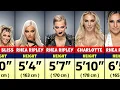 Shocking Height of WWE Female Wrestlers in 2025 Shortest to Tallest