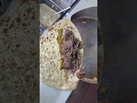 Custom Beef Shawarma 🤩 #shawarma #food