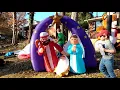 inflatable nativity