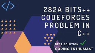 282A Bits codeforces problem in c codeforces for beginners codeforces solution
