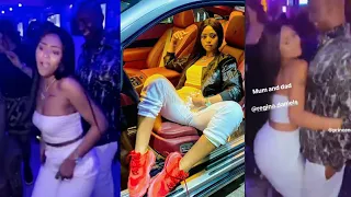 20 year old regina daniels twerking on her 60 year old husband ned nwoko