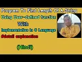 How to find length of string in C How to design user defined function to find length of string
