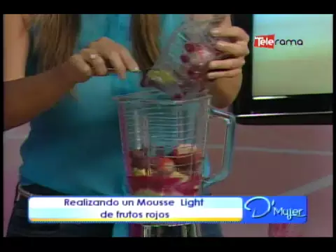 Realizando un Mousse Light de frutos rojos