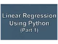 Linear Regression Python sklearn numpy pandas