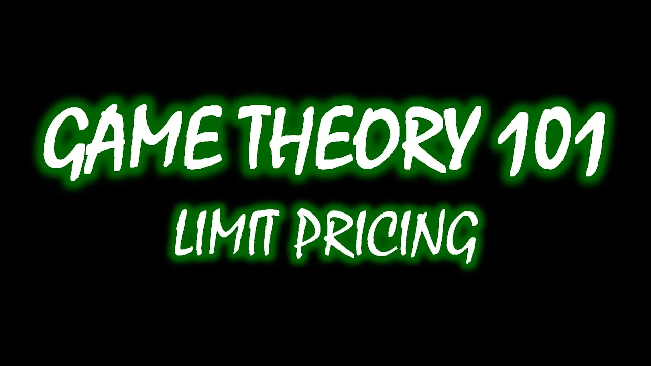 Limit Pricing and Asymmetric Bertrand Competition | Microeconomics by Game Theory 101