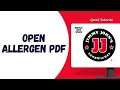 How To Open The Jimmy John s Allergen Information PDF