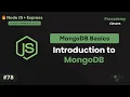 Introduction to MongoDB SQL vs NoSQL Why it s the Perfect Match for Node Applications Part