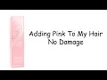Adding Pink To My Hair No Damage ion Color Brilliance Brights