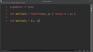 Arrow Function in JavaScript ES6 How to use Arrow Function in JavaScript ES6 Fat Arrow