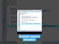 Dynamic memory allocation in c language using malloc
