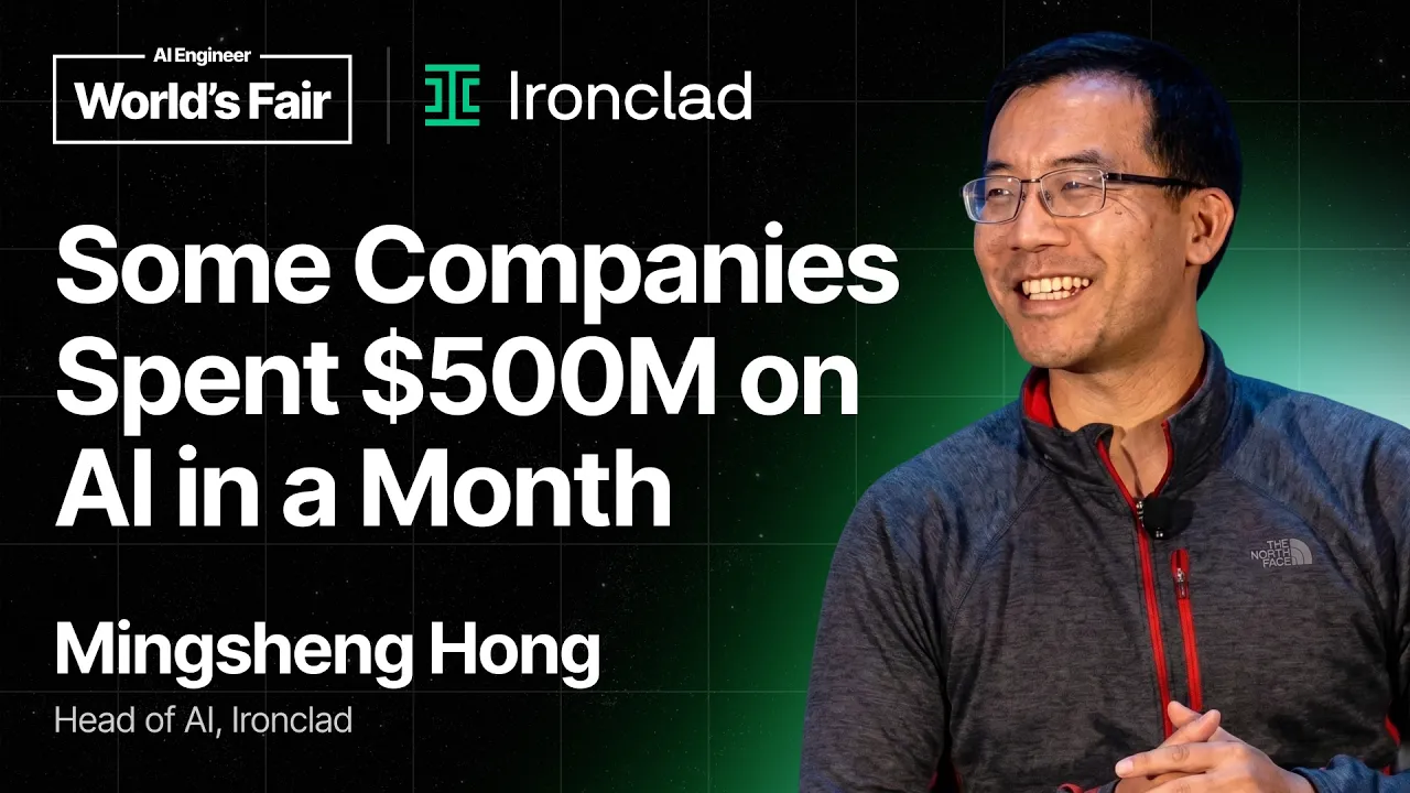 From Tokenmaxxing to Trusted Throughput — Mingsheng Hong, Ironclad: video thumbnail