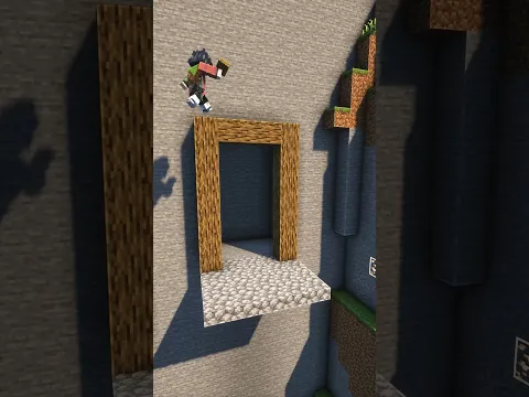 Minecraft Mountain Base🏠 #shorts