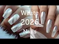 VERY CREATIVE WHITE NEW YEAR NAILS DESIGNS Unique Easy Simple Acrylic Nail Art Trend Ideas