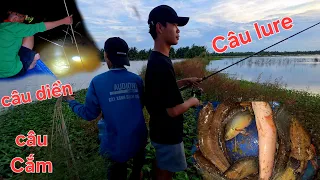 Cắm câu mồi nhái. Phát hiện nhà cao thủ ghe Ngo Điên Điển | Săn bắt SÓC TRĂNG |