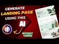 Create a Landing Page with AI Best AI Landing Page Generator DORA AI Explore AI Tools