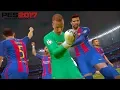 PES 2017 Gameplay UEFA Europa League (Barcelona VS KVC Merikugaurt)