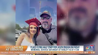 Oregon Flags Lowered for Fallen Dozer Operator Jason Ensign