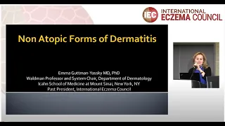 Pathophysiology of non-atopic forms of dermatitis Emma Guttman New York NY USA