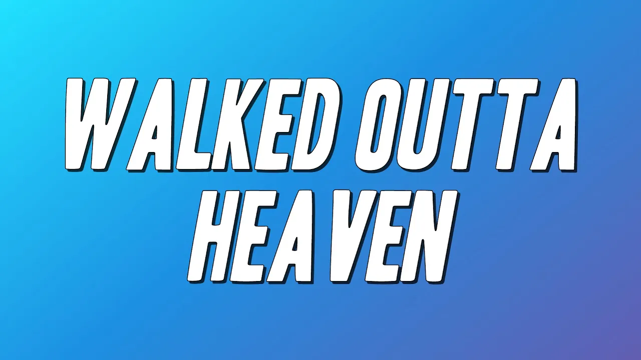 Jagged Edge - Walked Outta Heaven (Lyrics)