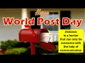 Lagu World Post Office Day Status |World Post Office Day 2025|World Post Day |World Post Office Day