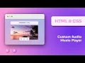 Audio Music Player from Server Data HTML CSS Javascript Project Part 1 of 2